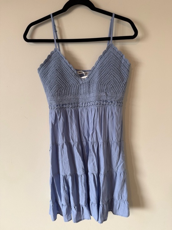 Bluenotes Dresses & Skirts - 41. | Bluenotes | BNWT | Crochet Bodice Sundress in Light Blue | M